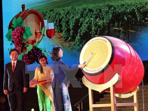 Grapes and Wine Festival opens in Ninh Thuan - ảnh 1